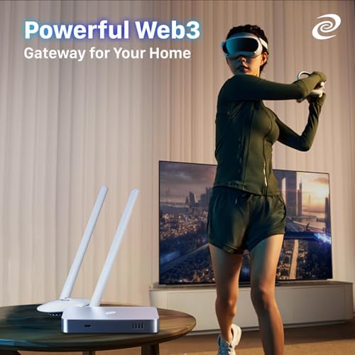 Deeper Connect Mini DPN Router, 1Gbps ARM64 Quad Core Hardware Gateway with Layer 7 Firewall, Smart Routing, Multi Device Coverage and Lifetime Decentralized Privacy VPN Router - Image 4