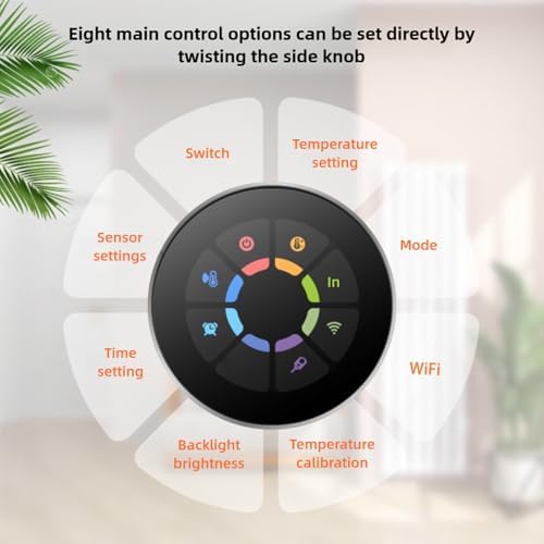 Smart Knob Thermostat TFT Screen for Water Heating Boiler - Image 4