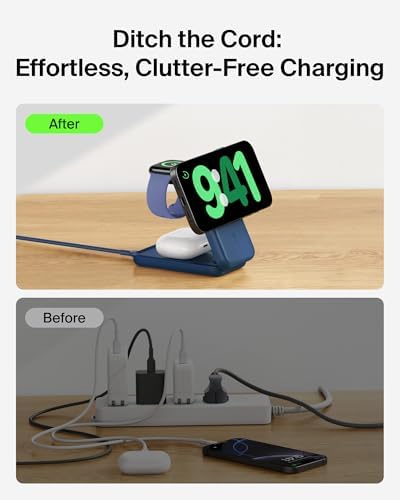 Belkin Qi2.2 25W Wireless 3 in 1 Foldable Fast Charging Station for iPhone - Image 6