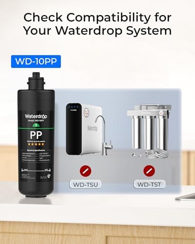 Waterdrop WD-10PP Replacement Water Filter for TSA & TSB & TSA-UF, 2 Pack - Image 6