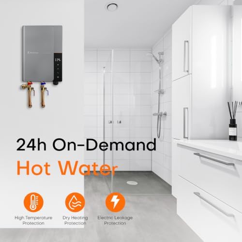 13.8kW Tankless Water Heater Electric 240V Up to 3.1 GPM ETL - Image 6