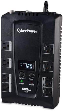 CyberPower CP685AVRLCD Intelligent LCD UPS Battery Backup - Image 2