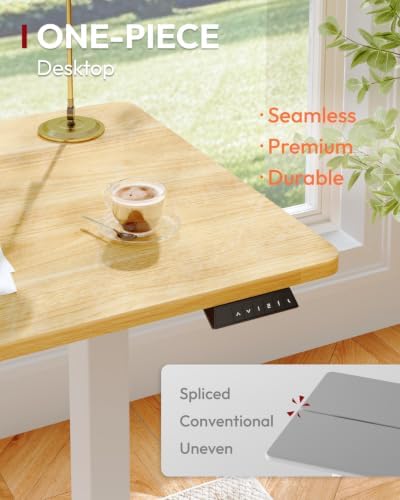 SANODESK One-Piece 48 x 24'' Electric Height Adjustable Standing Desk - Image 3