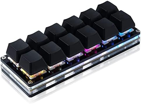 BTXETUEL Sayodevice OSU Keypad 12-Key USB Hotswappable Red Mechanical Switch Keyboard by BTXETUELKEYBOARD