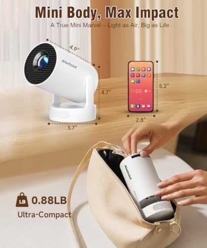 Mini Projector with Wifi and Bluetooth, Portable 4K Support Smart Proyector - Image 6