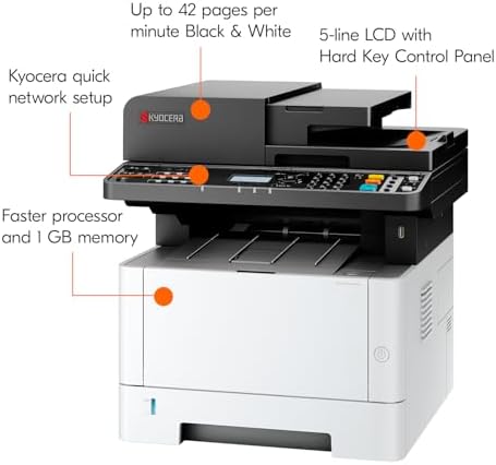 KYOCERA ECOSYS MA4000x Monochrome Multifunctional Laser Printer, 42ppm - Image 5