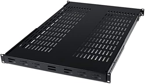StarTech 1U Adjustable Vented Rack Shelf, 19in, 175lb, TAA (ADJSHELF) by StarTech