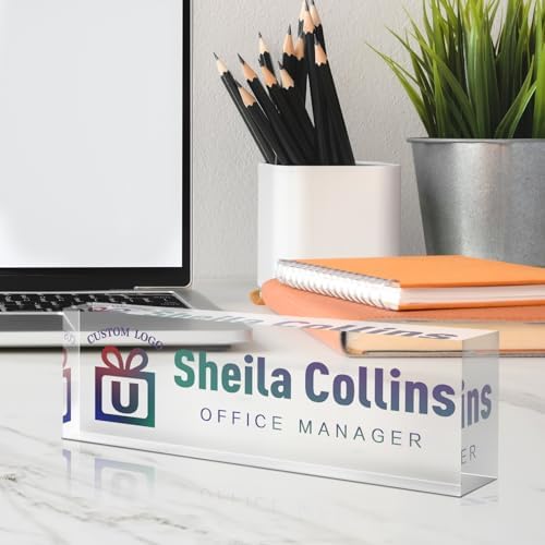 Custom Name Plate for Desk, Employee Appreciation Gifts, Office Decor - Image 3