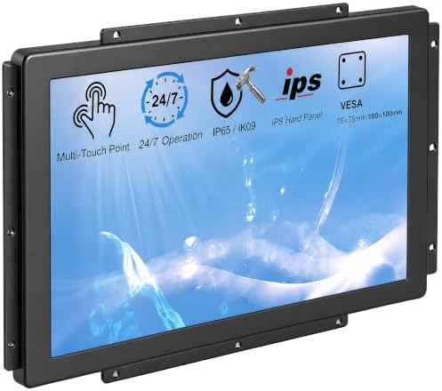 27 Inch 10 Points Open Frame PCAP Touchscreen Monitor for Interactive Training Stations Retail Self-Service Kiosk Vending Digital Signage - Image 2