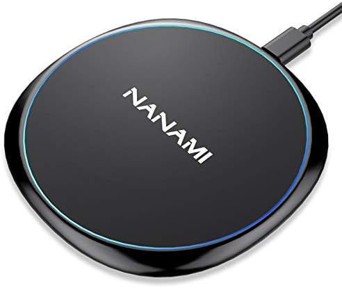 NANAMI 10W Max Wireless Charger Pad for iPhone, Samsung Galaxy and AirPods by NANAMI
