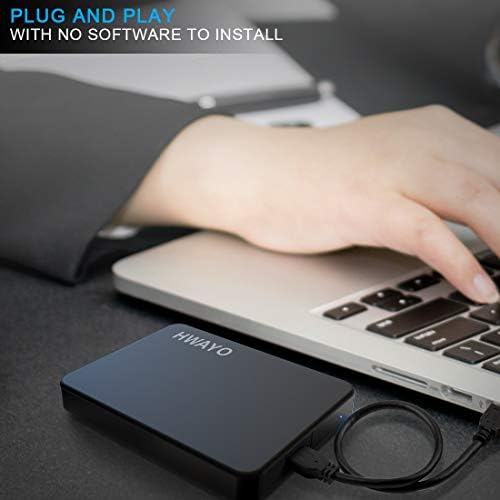 HWAYO 1TB Portable External Hard Drive Ultra Slim 2.5'' USB 3.0 HDD - Image 4