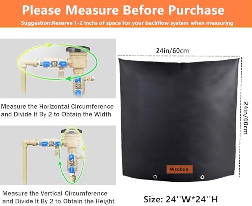 Insulated Backflow Well Pump Cover 24''W x 24''H - Image 2