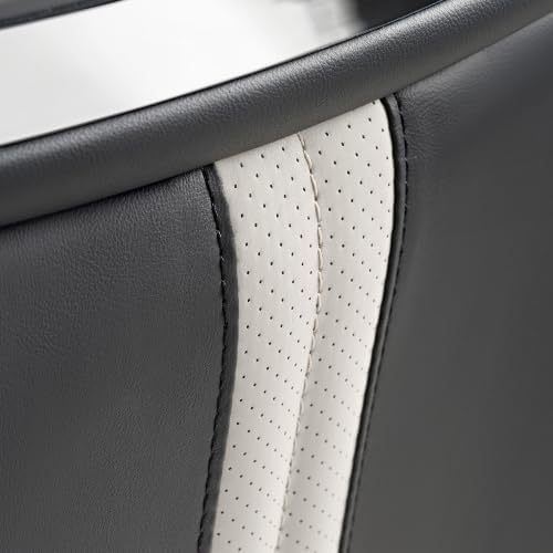 EUREKA ERGONOMIC Royal II Executive Office Chair, Silicone Leather, Gray - Image 6