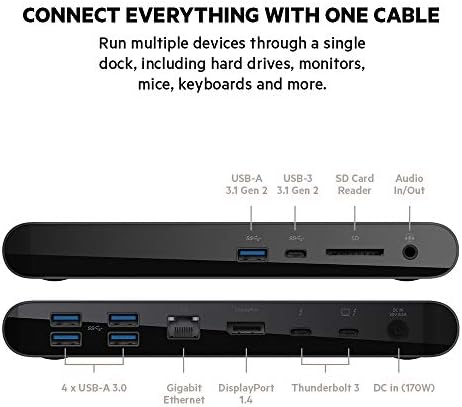 Belkin Thunderbolt 3 Docking Station + TB Cable 0.8M - Image 4