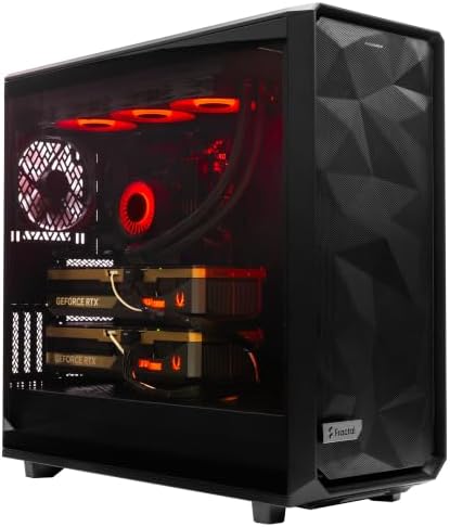 MES2X Dual GPU AI Workstation - AMD Ryzen 9-9950X3D2 16 core 4.3GHz - Dual GPU GeForce RTX 5090-4TB NVMe SSD - 256GB DDR5-1600W - Windows 11 Pro - Liquid Cooled by ArsenalPC