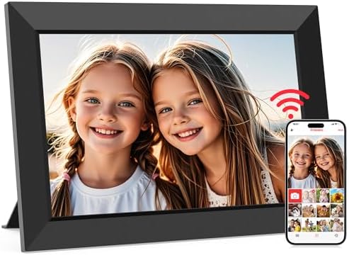 Frameo 10.1" WiFi Digital Picture Frame, Electronic Photo Frames - 32GB by BrightandPowerYourLife