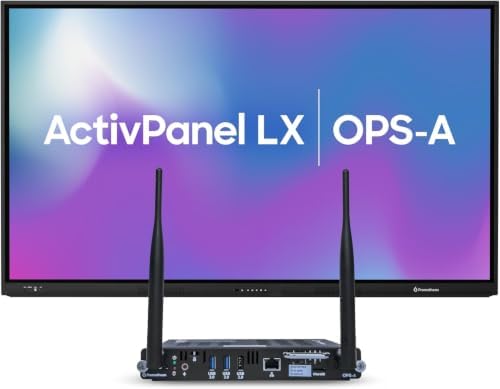 Promethean ActivPanel LX 86" Digital Whiteboard, Includes 4GB Android OPS by Promethean