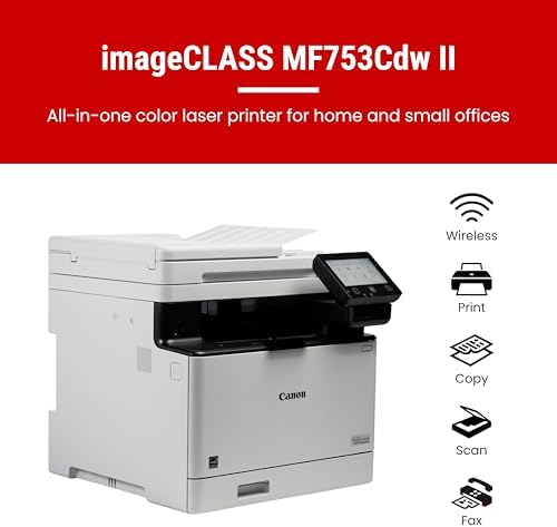 Canon Color imageCLASS MF753Cdw II - All-in-One Color Duplex Laser Printer - Image 2