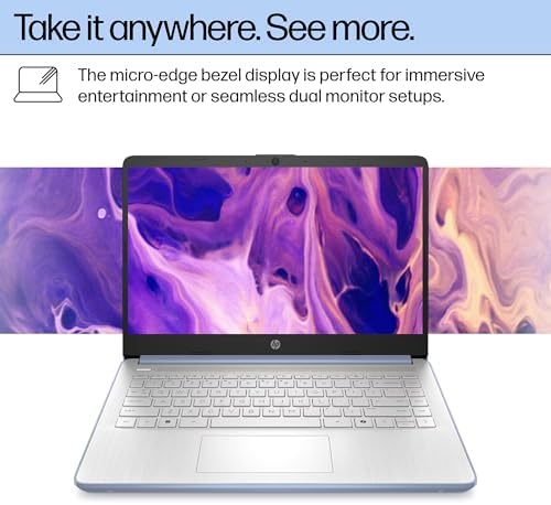 HP Ultrabook 14 Laptop Computer Business Study & Home 2025, Lifetime MS Office + Windows 11 Pro, Quad-Core Intel CPU, 8GB RAM & 628GB Storage (128GB UFS+500GB Ext), Wi-Fi 6, HubxcelAccessory, Blue - Image 7