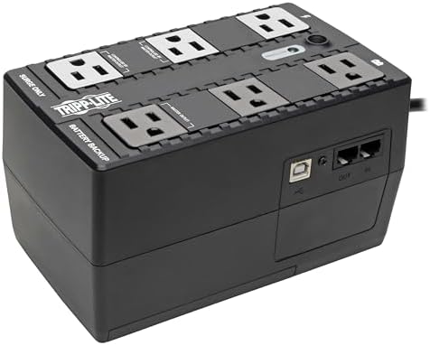 Eaton Tripp Lite ECO350UPS 350VA UPS 210W Battery Backup Surge Protector by TrippLite