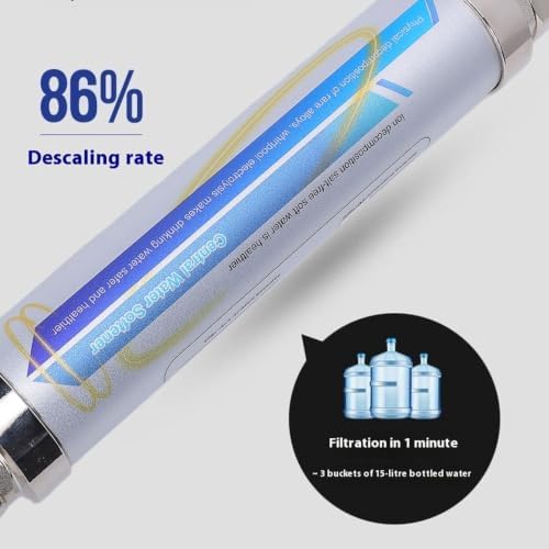 Water Descaler Non Salt Magnetic System, 304 Stainless Steel Easy Installation, Scale Water Softener, for Shower Dishwasher Solar Heater (3/4 inch (DN20)) - Image 3