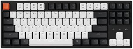Keychron C1 87 Key TKL Wired Mechanical Keyboard for Mac Windows, 80% Layout Gateron Brown Switch White LED Backlit Double-Shot ABS Keycaps, USB-C Gaming Keyboard for Gamer/Typists/Office by Keychron