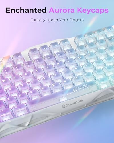 GravaStar Mercury K1 Lite 75% Wireless Mechanical Gaming Keyboard RGB - Image 5