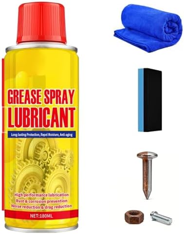 Anti Rust Remover Lubricant Spray,Rust Remover for Metal,Multi-Purpose Penetrating Oil for Protect & Restore,Fast-Acting Lubricant Rust Dissolver for Vehicles, Tools, Chains, Bolts and Hinges by Unknown