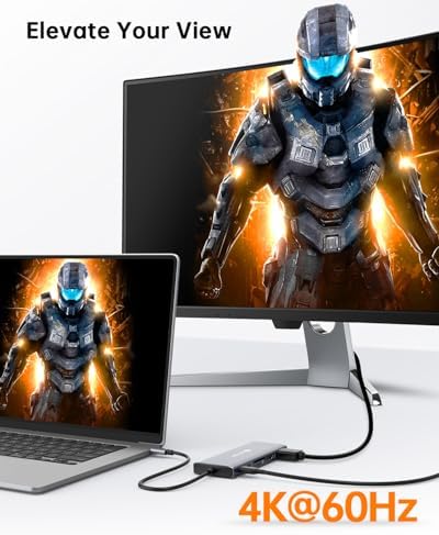 NOVOO 12 in 1 Docking Station Dual Monitor with 2 HDMI, VGA - Image 3