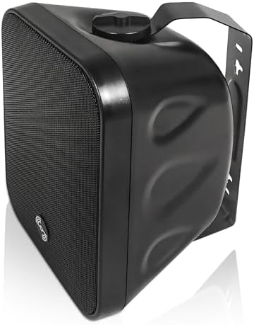 Sound Town Commercial Restaurant Bluetooth Amplifier + Surface-Mount Speaker Set, with One 6-Zone 70V/100V Amplifier with Bluetooth, 4 x 5.25-Inch Surface-Mount Speakers, Black (PAC180X4MS5B) - Image 4