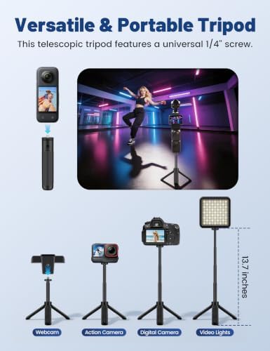 Pro HD 1080p/30fps Webcam with Tripod, External USB Camera for PC/Laptop - Image 4