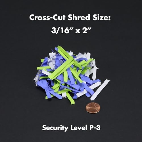 Aurora AU1030XA 10-Sheet Crosscut Paper/Credit Card Shredder with 4.4-Gallon Wastebasket - Image 3