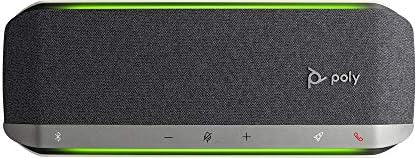 Poly - Sync 40+ Bluetooth Smart Speakerphone (Plantronics) - Flexible Work Spaces - Connect to PC/Mac via Included BT600 Dongle and Smartphones via Bluetooth - Works with Teams, Zoom & More by Poly