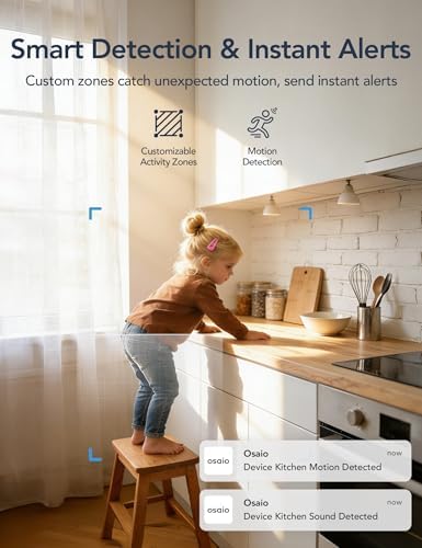 GNCC 2K Cameras for Home Security,360°Pan/Tilt Indoor Camera with APP,2Pack - Image 5