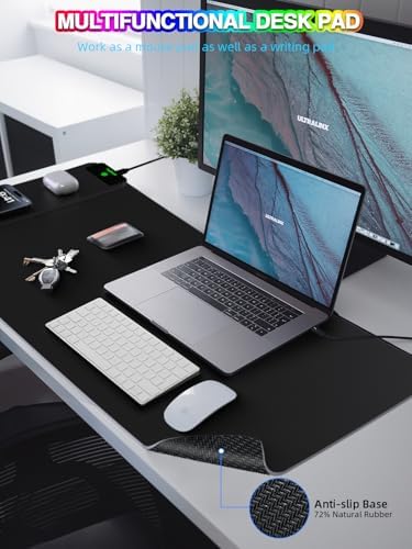 Mouse Pad with 15W Magnetic Wireless Charging, RGB Mousepad for Desk Mat, XXL Desk Pad with 11 Colors 5 Modes, Home Office Keyboard Pad Waterproof Non-Slip for PC Gaming - Image 6