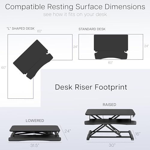 VIVO Black 32 in Standing Desk Converter, DESK-V000K - Image 6