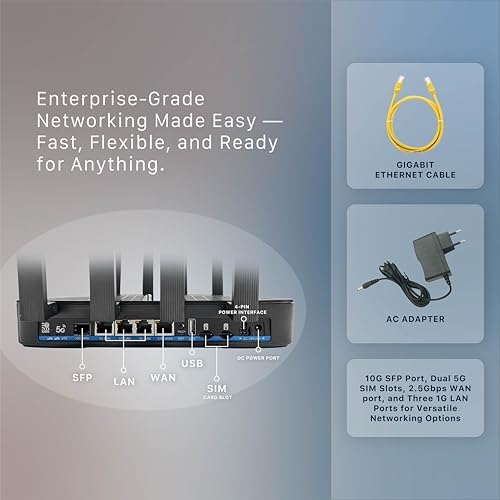 ZBT Z8803BE WiFi 7 Tri-Band Router with 19000Mbps Speed, 10G SFP Port, OpenWRT Support, 1.8GHz Quad-Core Processor for Enterprise Networks - Image 7