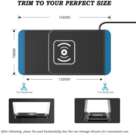 Wireless Car Charger Pad for Toyota RAV4 Prime 2000-2027 - Image 4