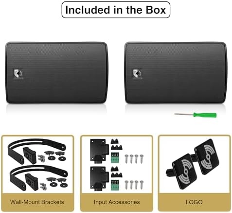 Sound Town Commercial Restaurant Bluetooth Amplifier + Surface-Mount Speaker Set, with One 6-Zone 70V/100V Amplifier with Bluetooth, 18 x 6.5-Inch Surface-Mount Speakers, Black (STCA600X18TV6B) - Image 6