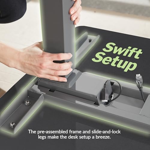 Vari ComfortEdge Electric Standing Desk – 60x30 – Black/Slate - Image 5
