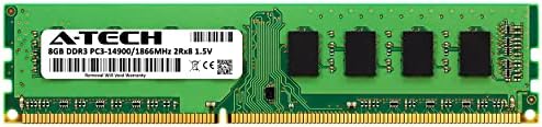 A-Tech 8GB DDR3 1866MHz PC3-14900 CL13 UDIMM 2Rx8 1.5V Non-ECC DIMM 240-Pin Desktop RAM Memory Upgrade Module - Image 2