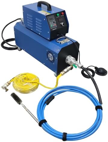 Industrial Boiler Pipeline Cleaning Machine, 1500W Dry-Wet Separation, Boiler Tube Cleaner，Split Design, Evaporator Duct Cleaner, Fits 0.47-1.42 Inch Industrial Pipe, 110V/220V by HQHAOTWU