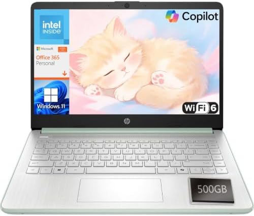 HP Essential Laptop 2026, Intel CPU, 128GB Storage, Office 365, Windows 11 by Unknown