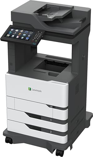 Lexmark MX826ade Monochrome Laser,Integrated Duplex (2-Sided Printing),10-inch Color Touch Screen, Energy Star, Recommended Monthly Page Volume: 5000-100000 Pages, Print Speed: Up to 70 ppm(25B0610) - Image 4