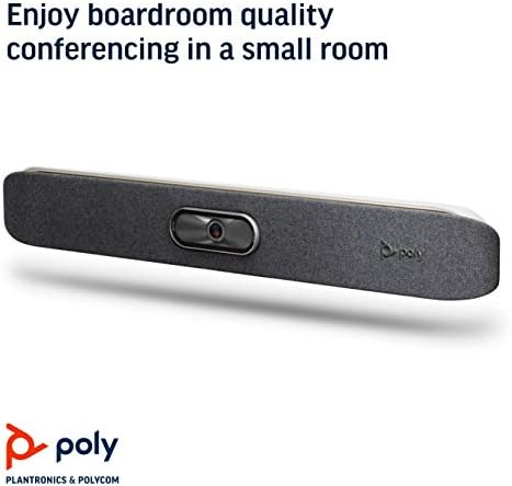 Poly - Studio X30 (Polycom) - 4K Video & Audio Bar - Conferencing System for Small Meeting Rooms - Works with Teams, Zoom & More - Image 4