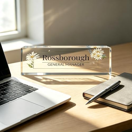 Custom Name Plate for Desk, Desk Name Plate Personalized, Acrylic Desktop Ornament, Stylish Office Decor, Appreciation Present for Boss, Social Worker, Teacher, Nurse, Employee - Image 4