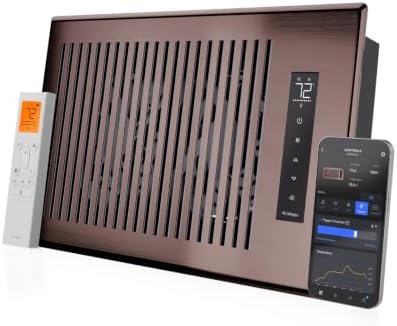 AC Infinity AIRTAP T6, Bronze Register Booster Fan for 6”x12” Openings by ACInfinity