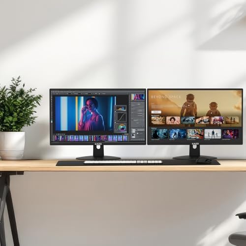 Kado 2-Pack Dual 24" Flat Screen 1920x1080 75Hz FHD Computer Monitor - Image 3