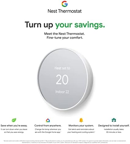 Google Nest Thermostat - Smart Thermostat for Home - Programmable Wifi Thermostat - Charcoal - Image 4