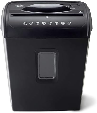 Aurora AU608MB High-Security 6-Sheet Micro-Cut Paper Credit Card Shredder with 3.5-Gallon Wastebasket, 4-Minute Continuous Running Time, Security Level P-4 - Image 2